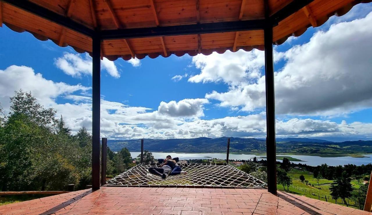 מלון גוואטביטה Glamping Sede Campestre Mirador De Pueblo Viejo מראה חיצוני תמונה