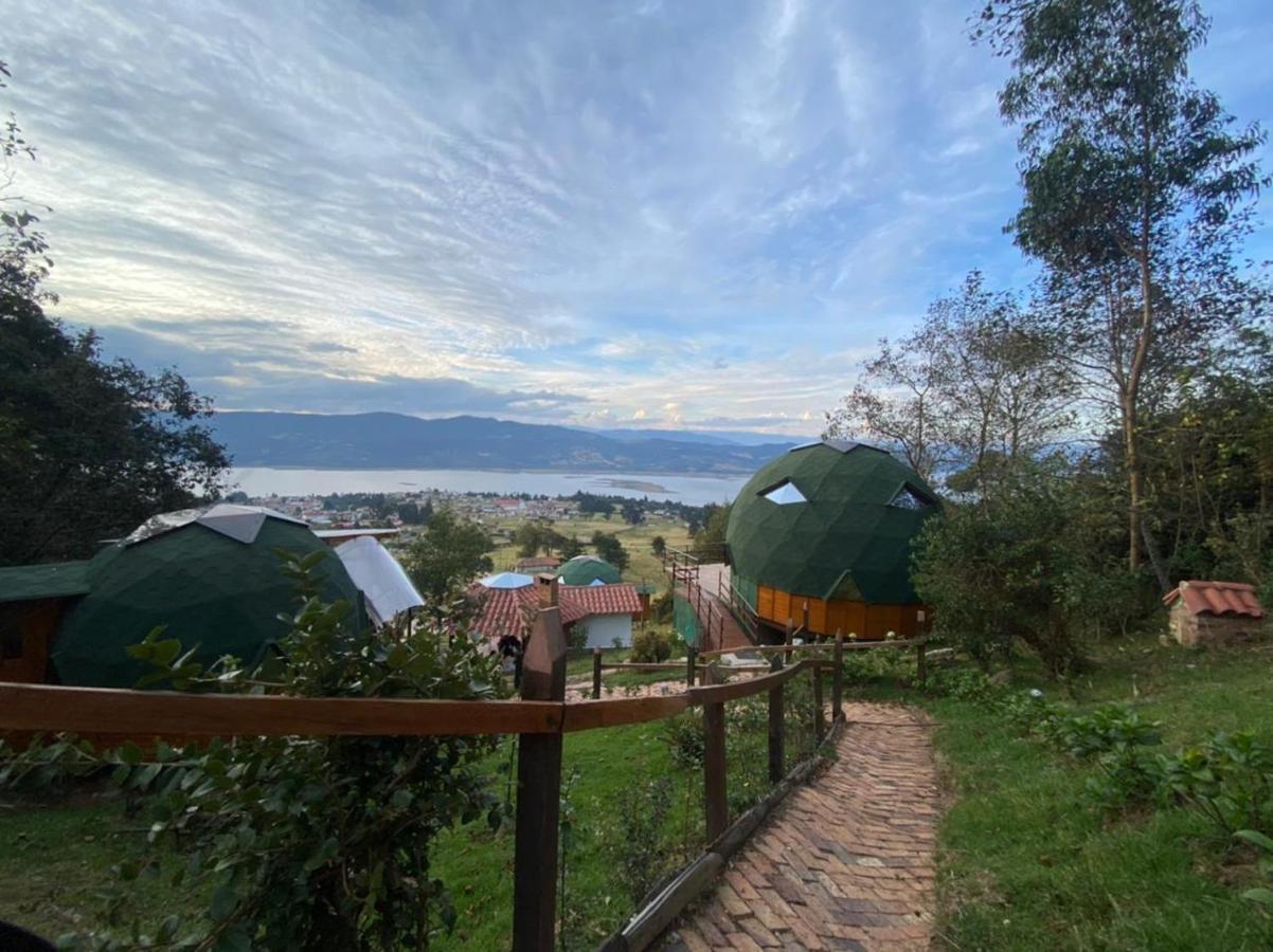 מלון גוואטביטה Glamping Sede Campestre Mirador De Pueblo Viejo מראה חיצוני תמונה