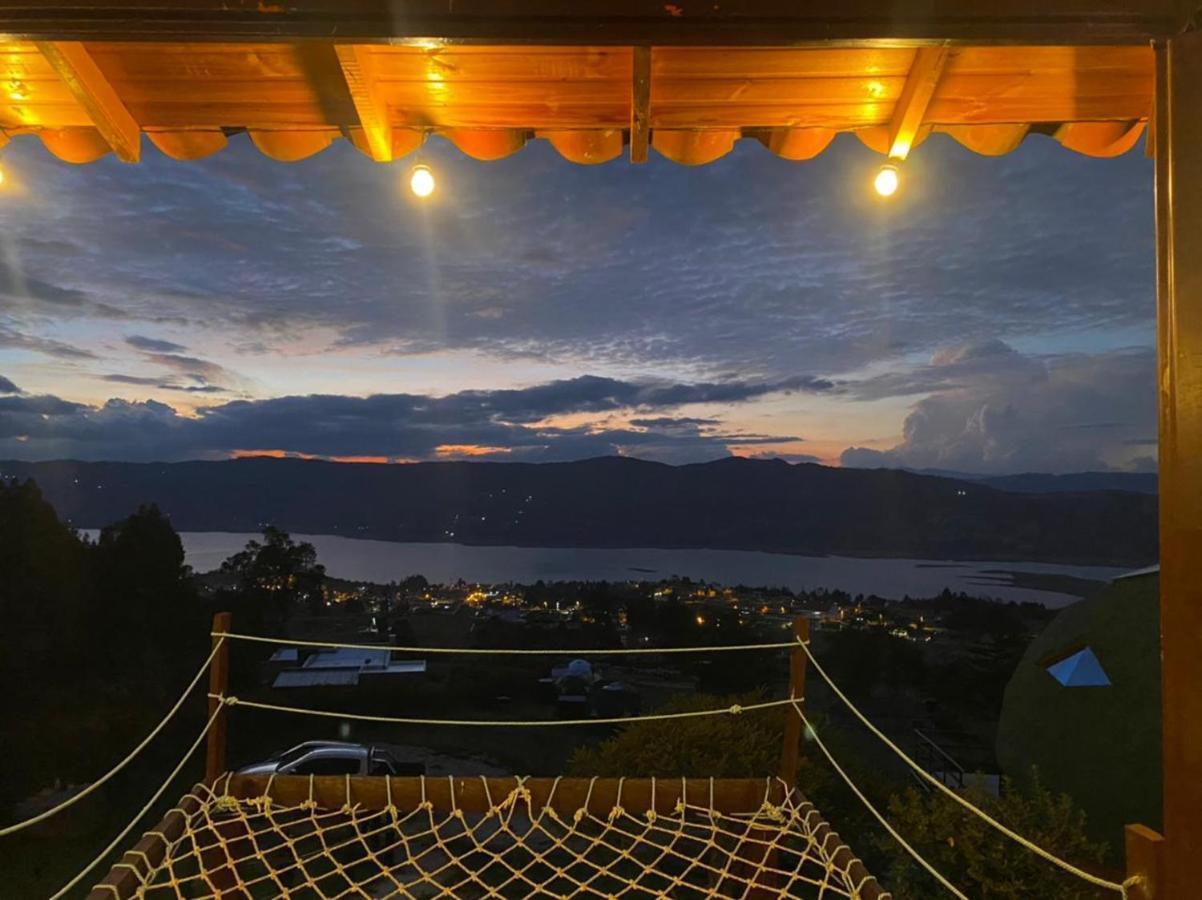 מלון גוואטביטה Glamping Sede Campestre Mirador De Pueblo Viejo מראה חיצוני תמונה