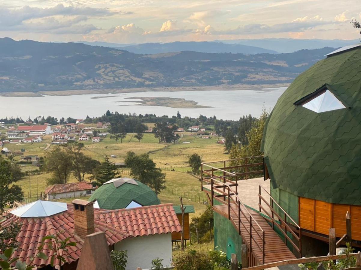 מלון גוואטביטה Glamping Sede Campestre Mirador De Pueblo Viejo מראה חיצוני תמונה