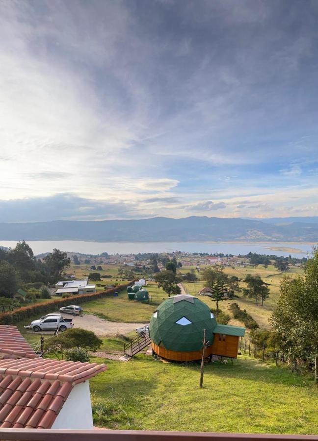 מלון גוואטביטה Glamping Sede Campestre Mirador De Pueblo Viejo מראה חיצוני תמונה