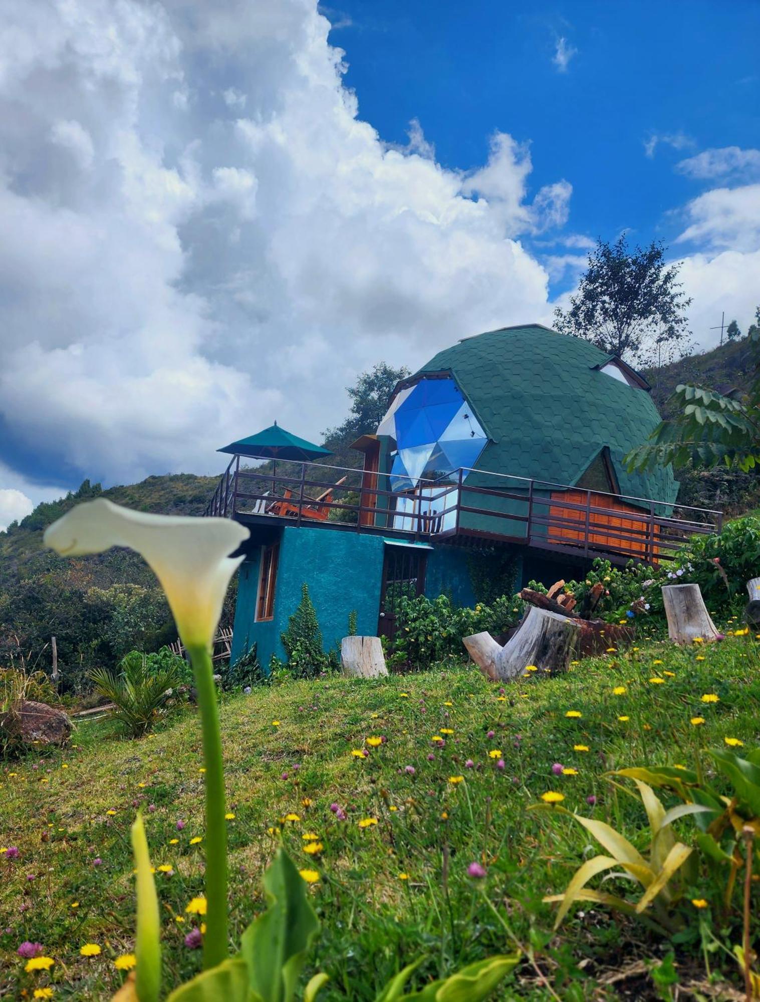 מלון גוואטביטה Glamping Sede Campestre Mirador De Pueblo Viejo מראה חיצוני תמונה