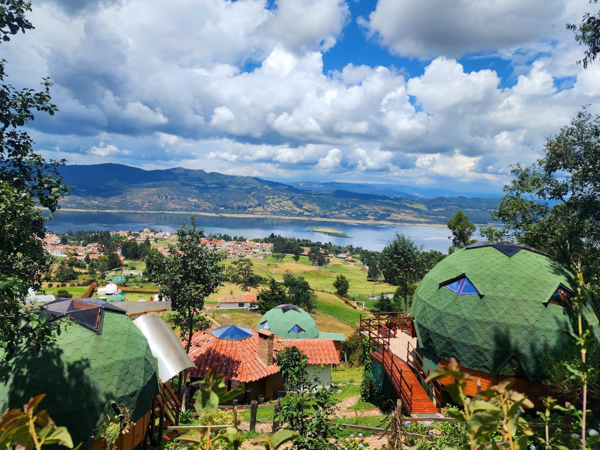 מלון גוואטביטה Glamping Sede Campestre Mirador De Pueblo Viejo מראה חיצוני תמונה